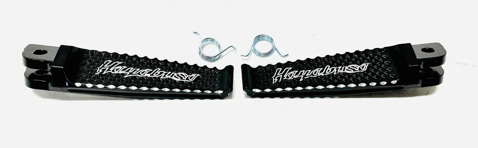 HAYABUSA ESTRIBERAS DELANTERAS GRABADAS CORTE DIAMANTE NEGRO 1999-2007 SUZUKI HAYABUSA Foto 2 de 4