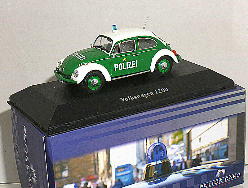 Atlas 1/43 Volkswagen Beetle 1200 Police Green | eBay
