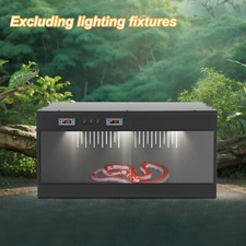 Reptile Pet Breeding Box PVC Reptile Lounge Habitat w/ Intelligent Thermostat US