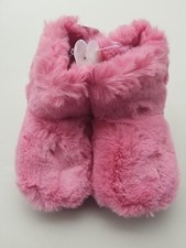 Cat Jack Faux Fur Slippers For Girls Vibrant Pink Size XL 11/12 Soft