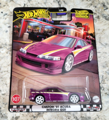 Hot Wheels 2024 Boulevard Series Purple Custom 2001 Acura Integra GSR