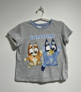 Peter Alexander Jnr x Bluey Size 6 Kids Sleep Tee - Unisex - VGC - Quality