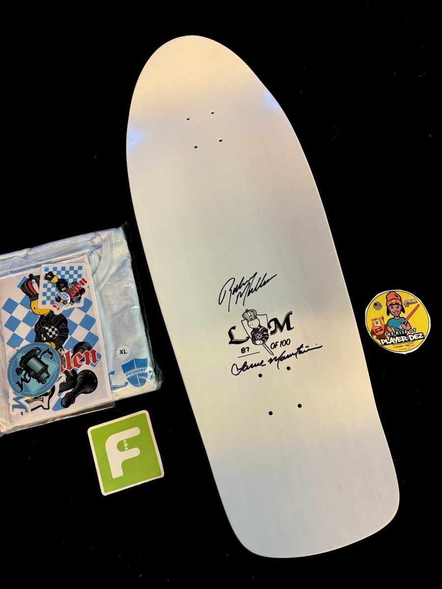 RARE SIGNED Rodney Mullen Lance Mountain Time Capsule Skateboard