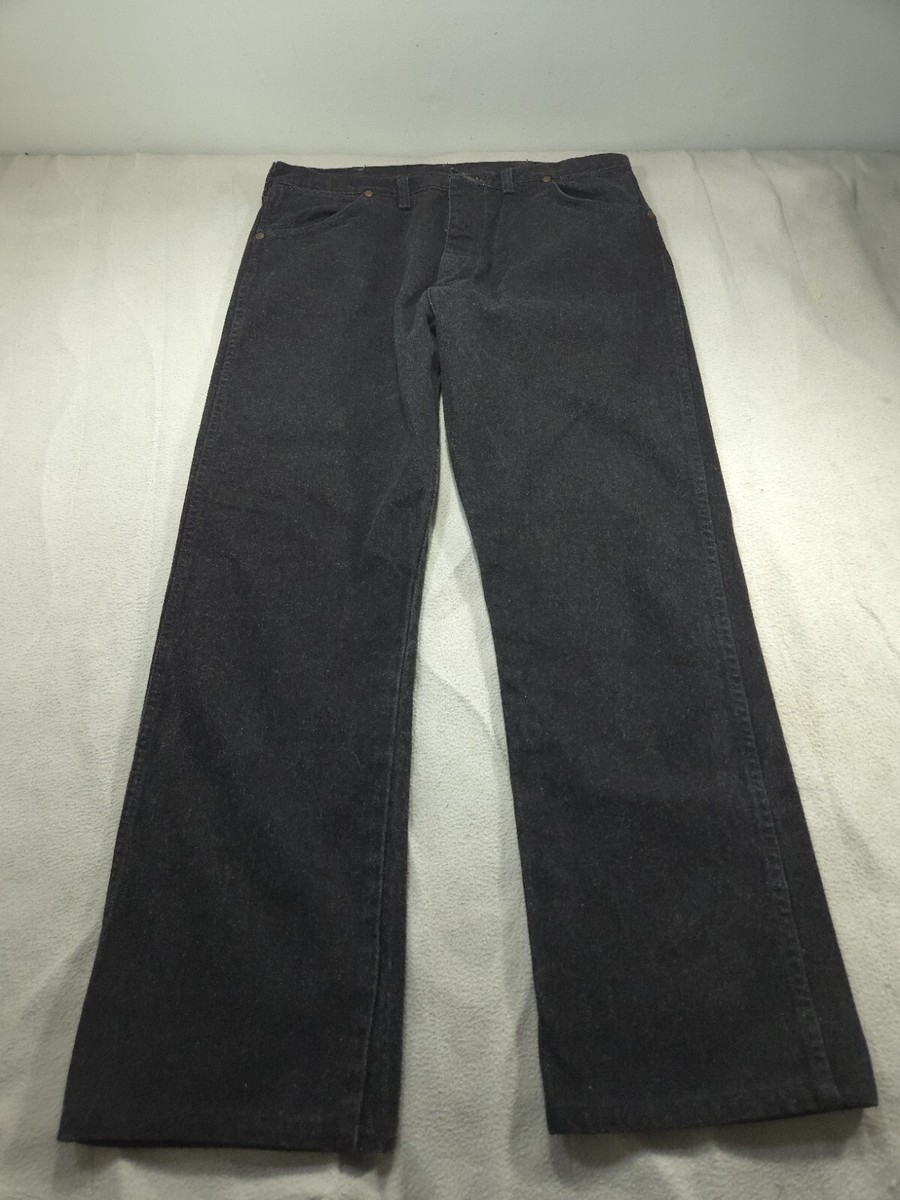 パンツ Wrangler 13MWZPB BLACK DENIM PANTS USA Wrangler Jeans Mens 36x31 Black 13MWZPB Cowboy Cut Made in USA