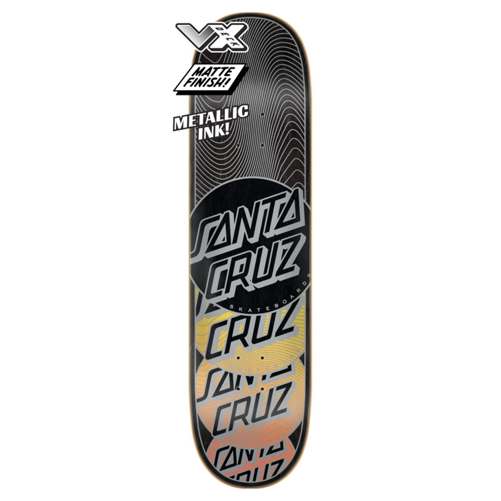 Santa Cruz Skateboard Deck Transcend Stack VX 8.0"