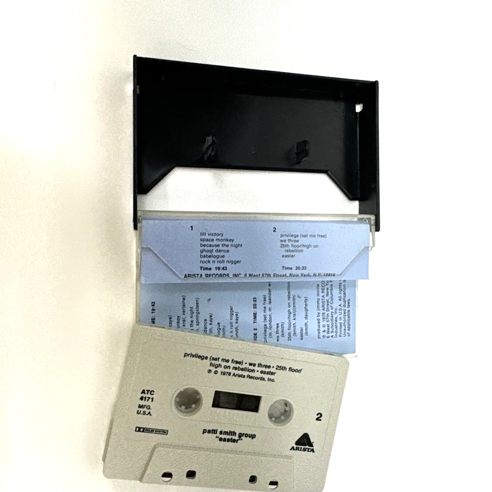 Vintage Patti Smith Group - Easter Cassette - Arista Records 1978 Foto 3 de 4