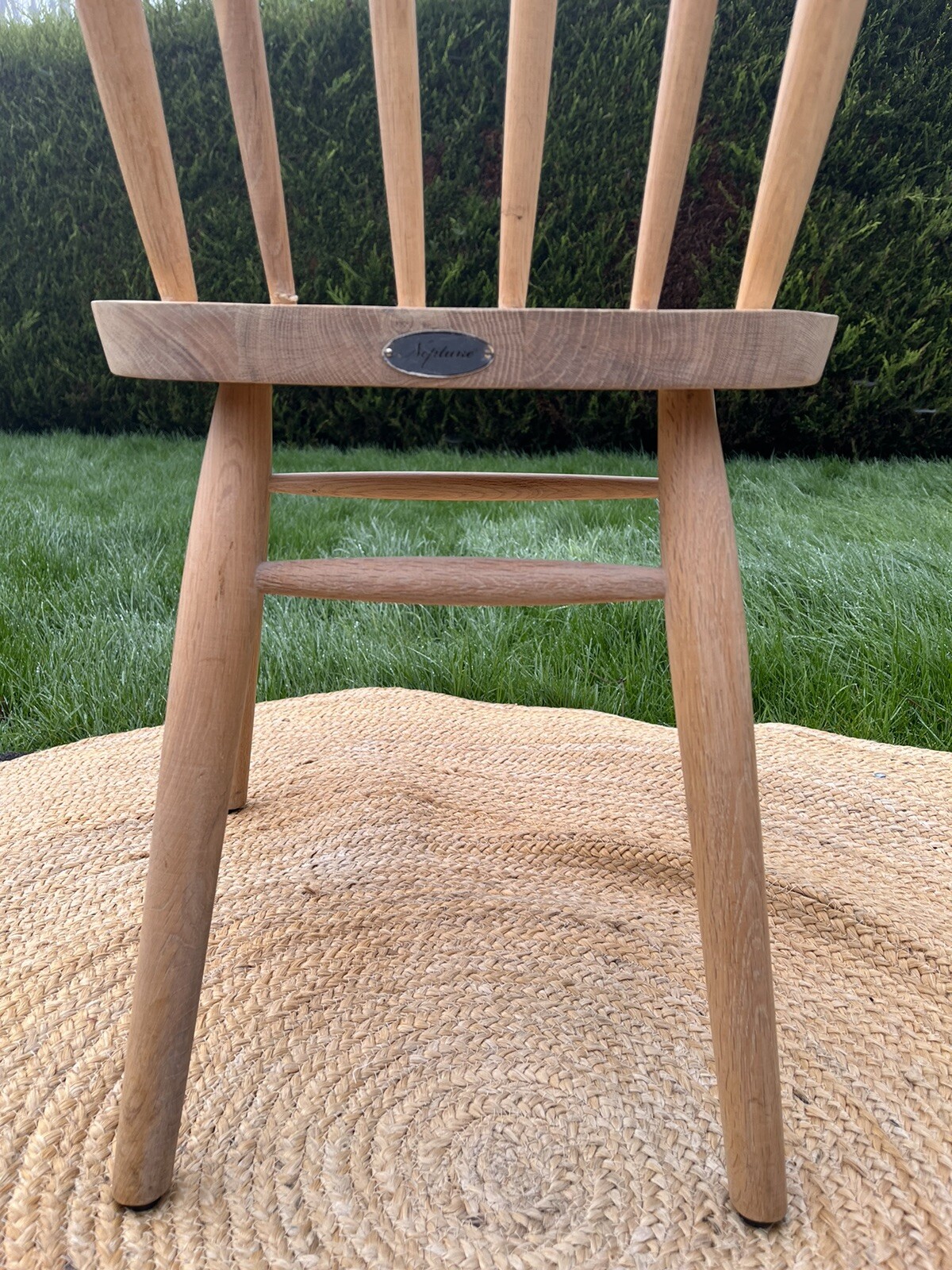 Neptune Wardley wooden dining room chairs used X4 eBay