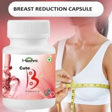 Hashmi Cute B Capsule Breast Reduction Pills 100% Herbal  - Free Shipping