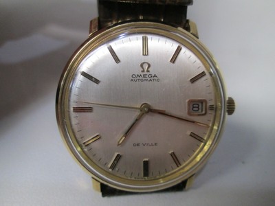 Vintage Omega Automatic Deville Date Running Mens Watch 166033 #14 | eBay