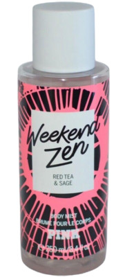 VICTORIA S SECRET PINK WEEKEND ZEN FRAGRANCE BODY MIST SPRAY SPLASH 8.4 oz