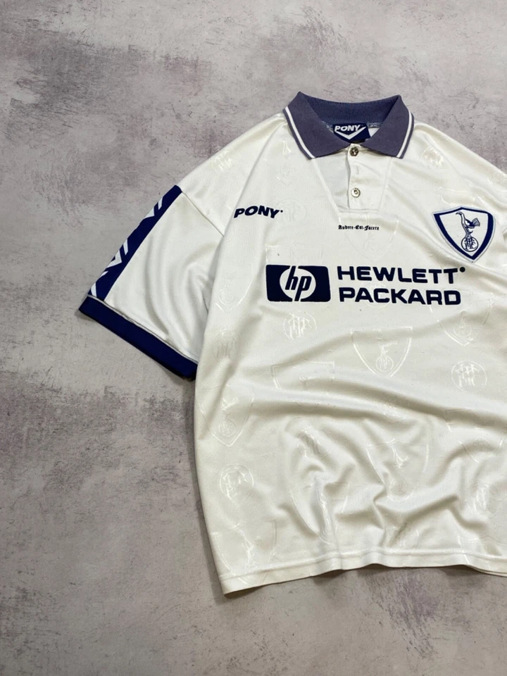 Camiseta deportiva vintage de los Pony Spurs Tottenham 1995/1997 local talla XL Foto 3 de 4