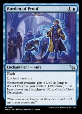 *MtG: 4x Burden of Proof - Murders at Karlov Manor UC - magicman-europe*