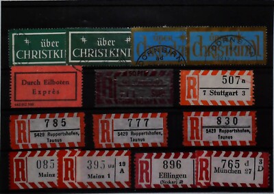 DEUTSCHLAND frühes gemischtes Einschreiben 22023