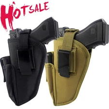 Tactical Right Left Pistol Hand Gun Holster Magazine Holder EDC Waist Holsters