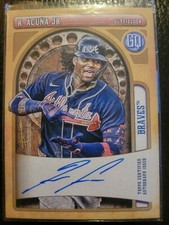 2021 Topps Gypsy Queen Bazooka Back Variation # GQA-RAJ Ronald Acuña Jr 01/25