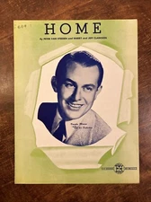 VINTAGE SHEET MUSIC 1931 Home Vaughn Monroe Van Steeden Clarkson
