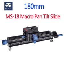 SIRUI MS18 MS-18 Quick Release Macro Focusing Rail Camera Slider 360  Rotating