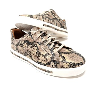 clarks snakeskin sneakers