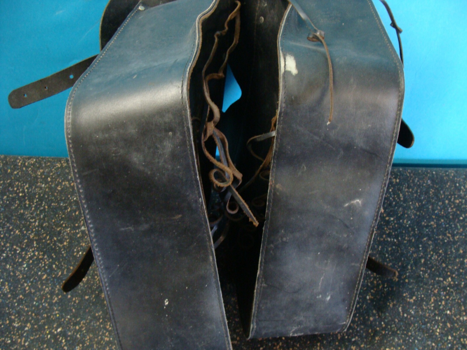 Vintage Harley Davidson Leather Motorcycle Saddle Bags eBay