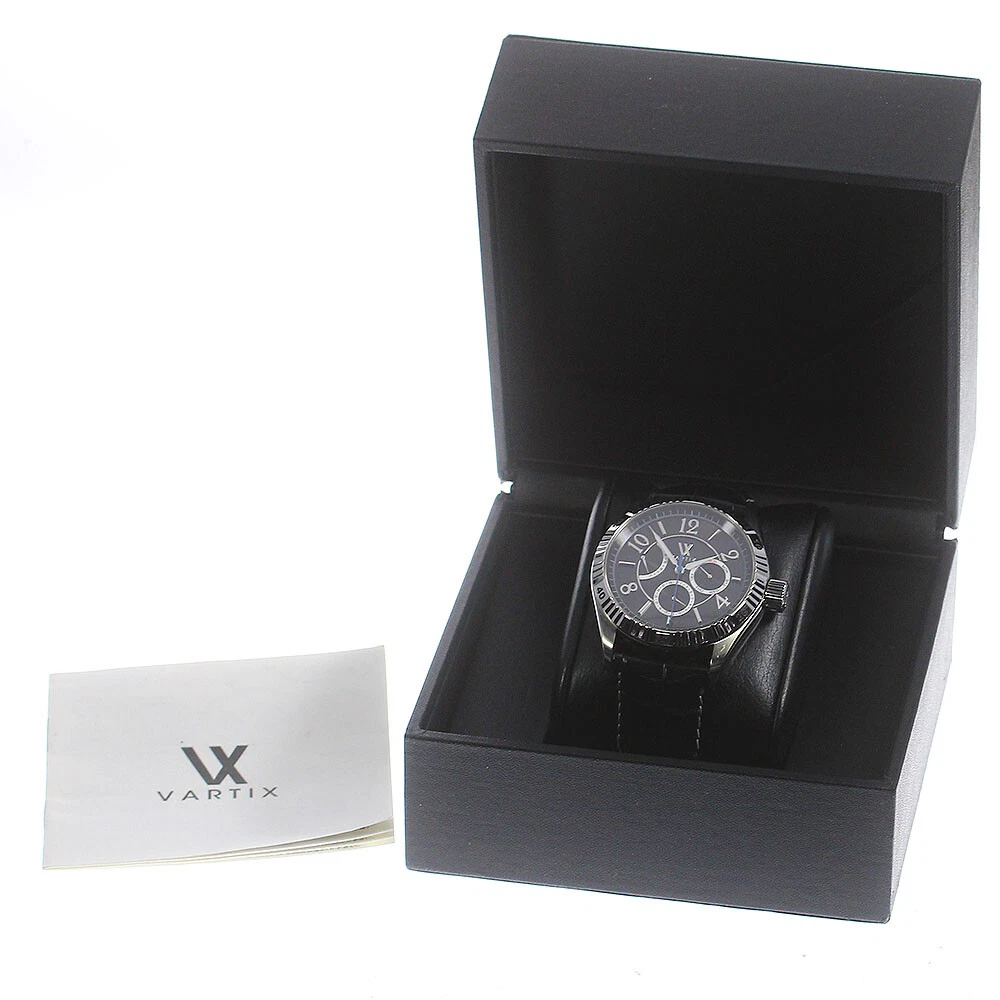 VARTIX ALIVE PR01 Power Reserve Day Date black Dial Automatic Men's Watch_763958