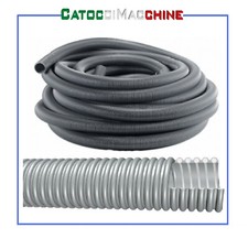 TUBO FLESSIBILE SPIRALATO PER ASPIRATORE ED ASPIRAPOLVERE AL METRO VARI DIAMETRI