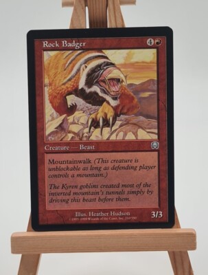Rock Badger Mercadian Masques (MMQ) Magic EN (Felsendachs) 210/350