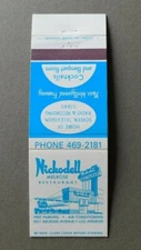 Matchbook cover- Nickodell Melrose Restaurant: Home of Stars - Los Angeles, CA
