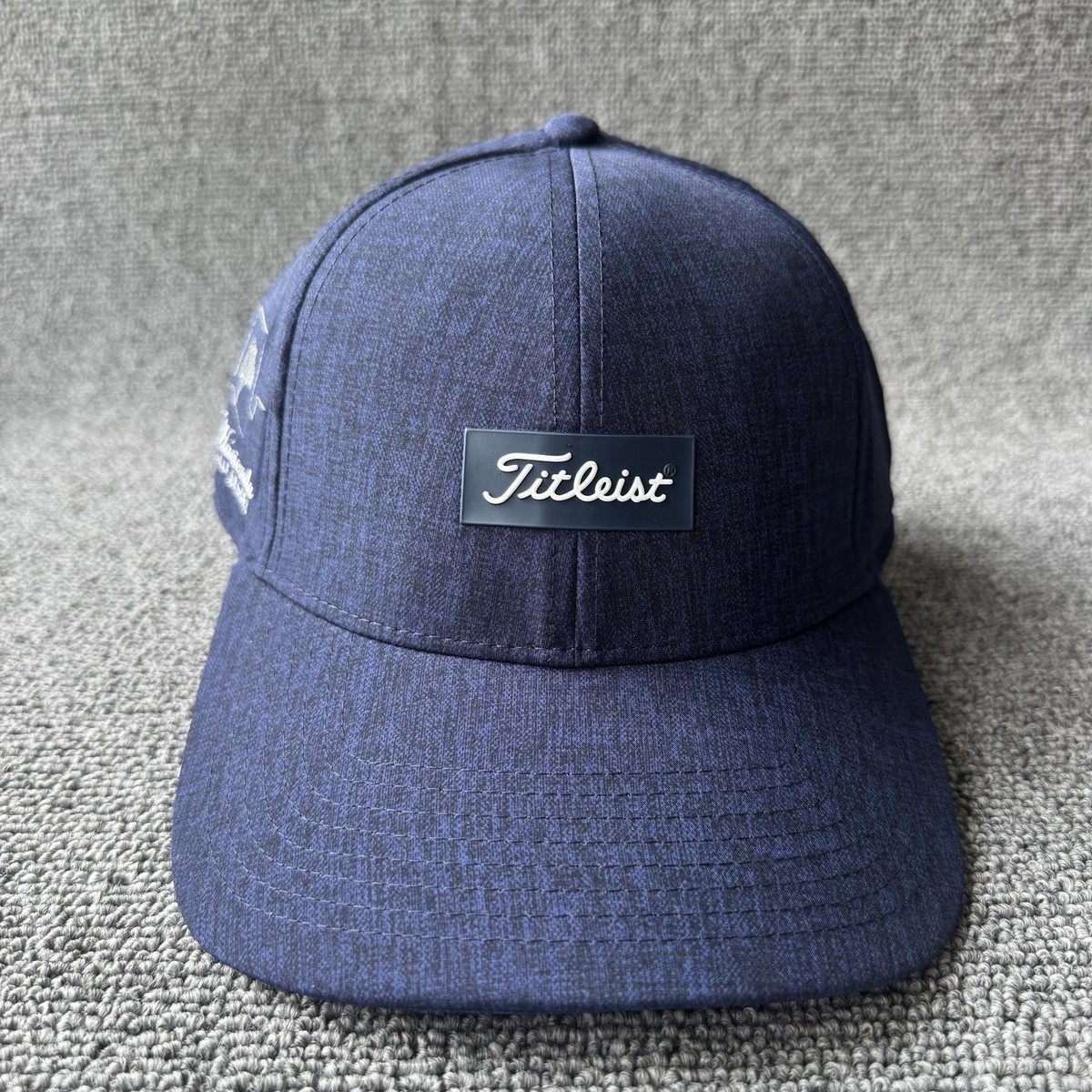 Titleist Hacienda Golf Resort Strapback Hat Navy Blue Curved Brim