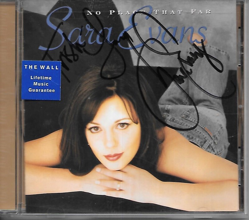SARA EVANS  NO PLACE THAT FAR SIGNED CD