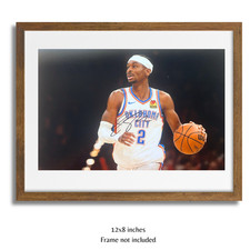 Shai Gilgeous-Alexander Hand Signed OKC Autograph NBA Photo - PSA Approved & COA