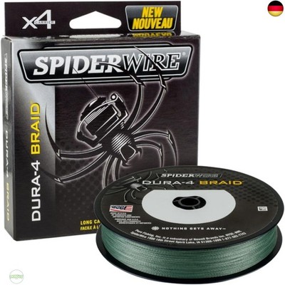 Spiderwire Filo da Pesca Dura 4 Green 0.20mm 300m Trecciato PE Dyneema Mare