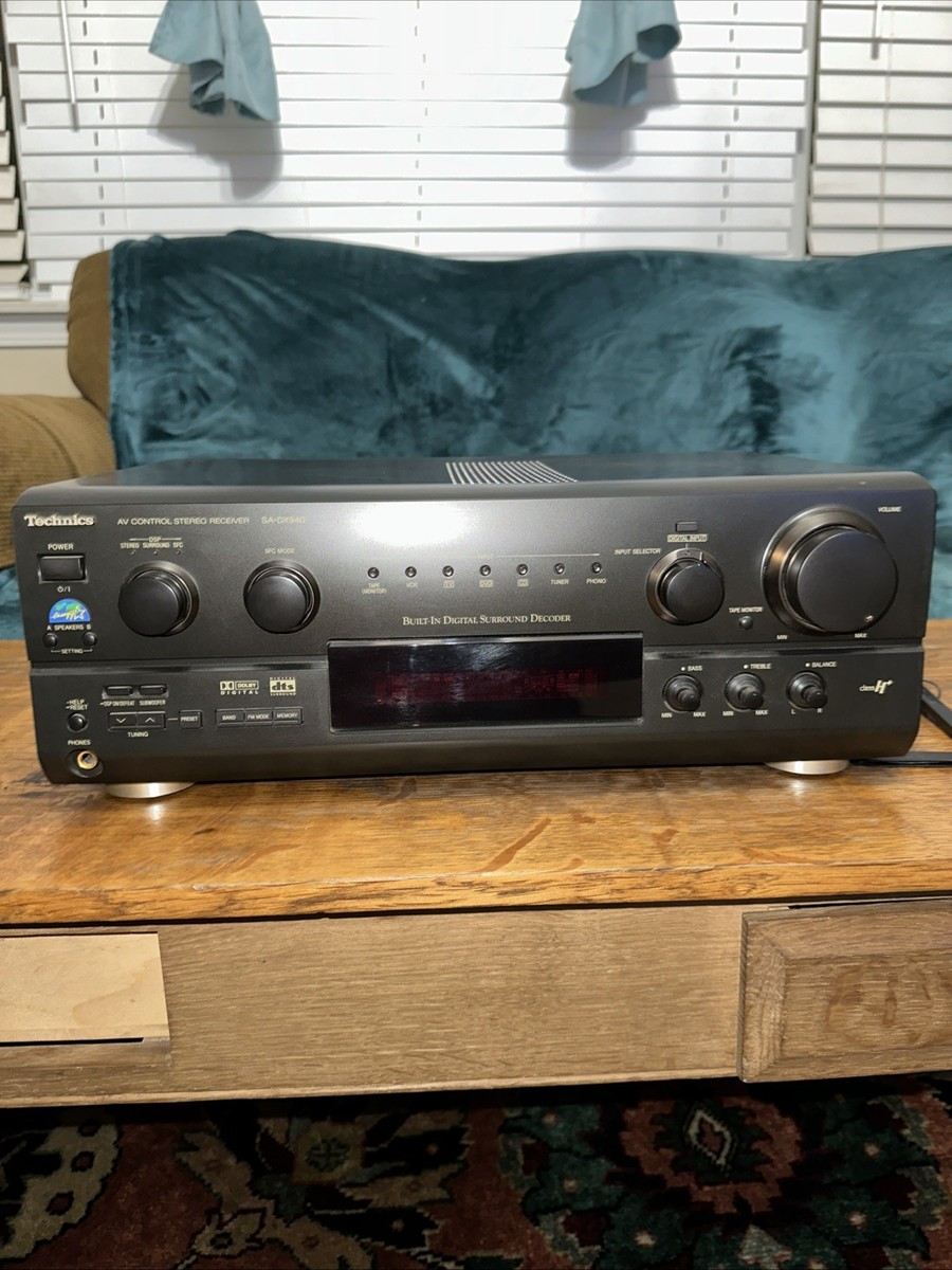 TECHNICS SA-DX940 AV CONTROL STEREO RECEIVER TESTED NO REMOTE W