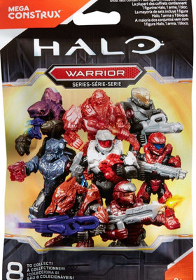Halo Mega Construx Warrior Series Blind Bag Red Spartan Recruit Neu Sehr Selten