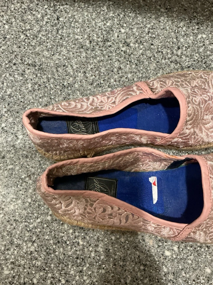 Zapatillas Vintage by Jeffrey Campbell Bordadas Rosa Talla 8 Foto 2 de 4
