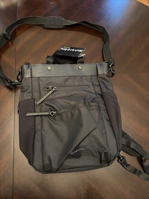 Sherpani Soleil AT Convertible Travel Backpack / Crossbody / Tote Bag - Black