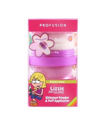 Y2K Lizzie McGuire Profusion Makeup Collection Holographic Shimmer Powder & Puff