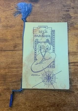 Vintage 1959 Junior Prom Isle of Paradise Atlantic City NJ High School Booklet