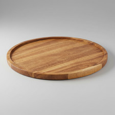 Acacia Wood Dinner Plate & Serving Tray