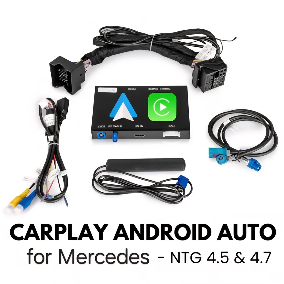 Kabelloses Apple CarPlay & Android Auto Modul für Mercedes NTG 4.5/4.7 C E 11-15 - Bild 2 von 4