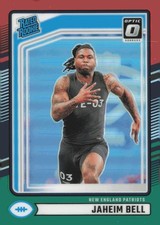 2024 Donruss #337 Jaheim Bell Optic Rated Rookies Preview Red and Green