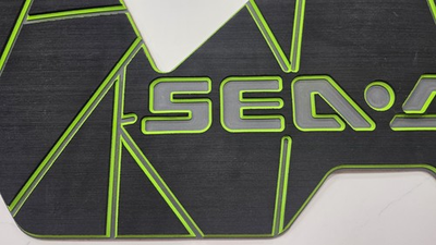 #ad #ad Wet Jet Performance Traction Mats 9mm Tri Color Flo Green RXT X $360.00