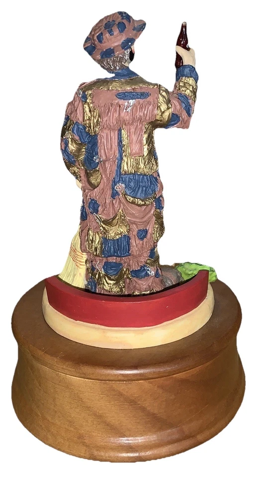 1995 Emmett Kelly Coca-Cola Musical Figurine "Pause For A Coke" - Works! - Image 3 of 4