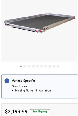 #ad Decked CARGOGLIDE CG1000 6348 1000 LB Capacity TRUCK BED CARGO SLIDE $600.00