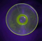 Uranium Glass Footed Tumbler  — photo 3