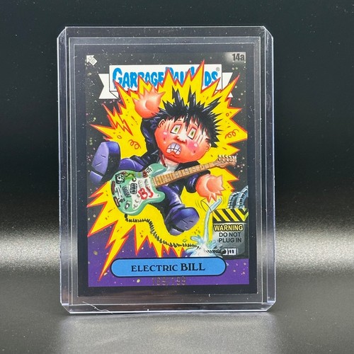 ELECTRIC BILL Topps BLACK /199 GPK Green Day Garbage Pail Kids #14a - Picture 4 of 4