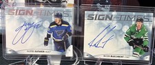 2023-24 SP Authentic Sign of the Times Kasperi Kapanen And Mason Marchment