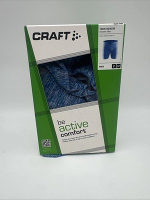 CRAFT Herren Boxershort Unterhose Gr.M Funktionsunterhose Greatness Boxer blau