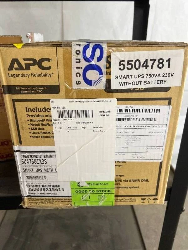 APC Smart UPS 750VA 230V USB/ Without Batteries - Image 2 of 4