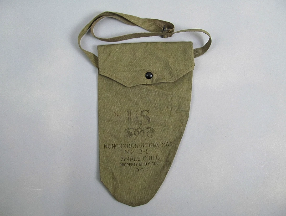 防毒面具包原二战美国野战装备及设备| eBay
