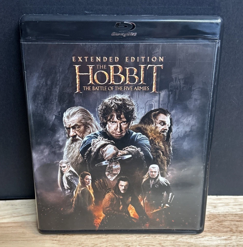 The Hobbit: The Battle of the Five Armies Extended Edition Blu-ray W/Slip Cover Foto 3 de 4
